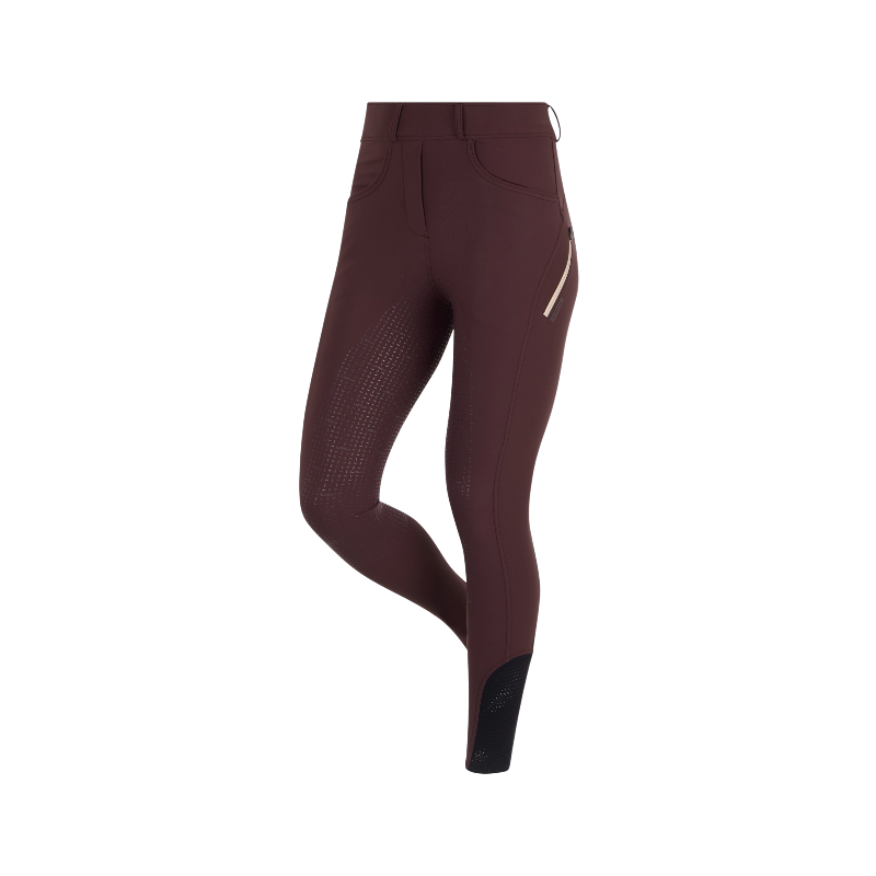 Lemieux - Legging d'équitation femme brossé Amy damson | - Ohlala
