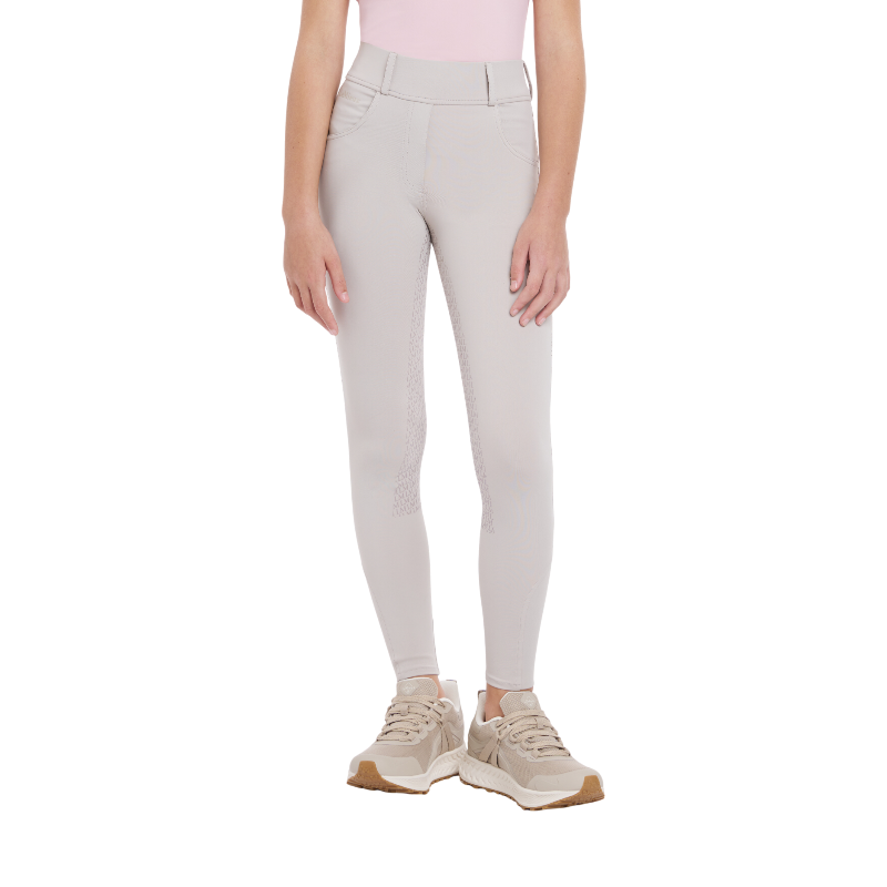 Lemieux - Legging d’équitation fille Remi Young Rider stone | - Ohlala