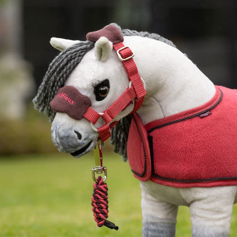LeMieux - Licol et longe Vogue pour peluche Toy Pony cranberry | - Ohlala