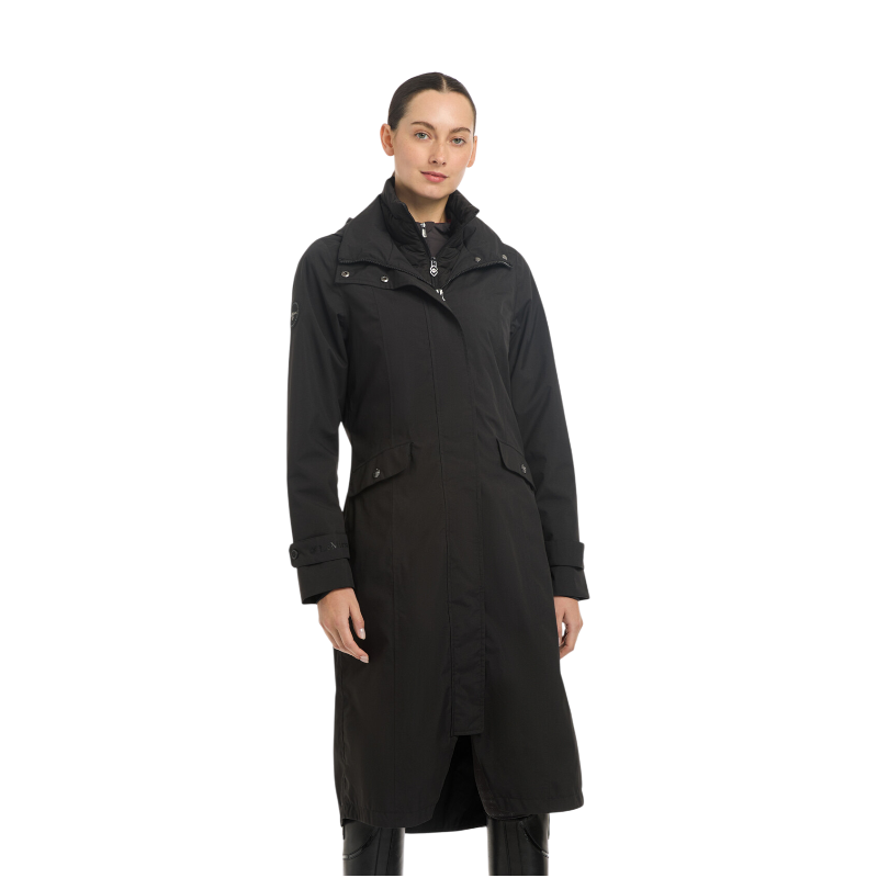 Lemieux - Manteau d’équitation femme léger et imperméable Amelie noir | - Ohlala
