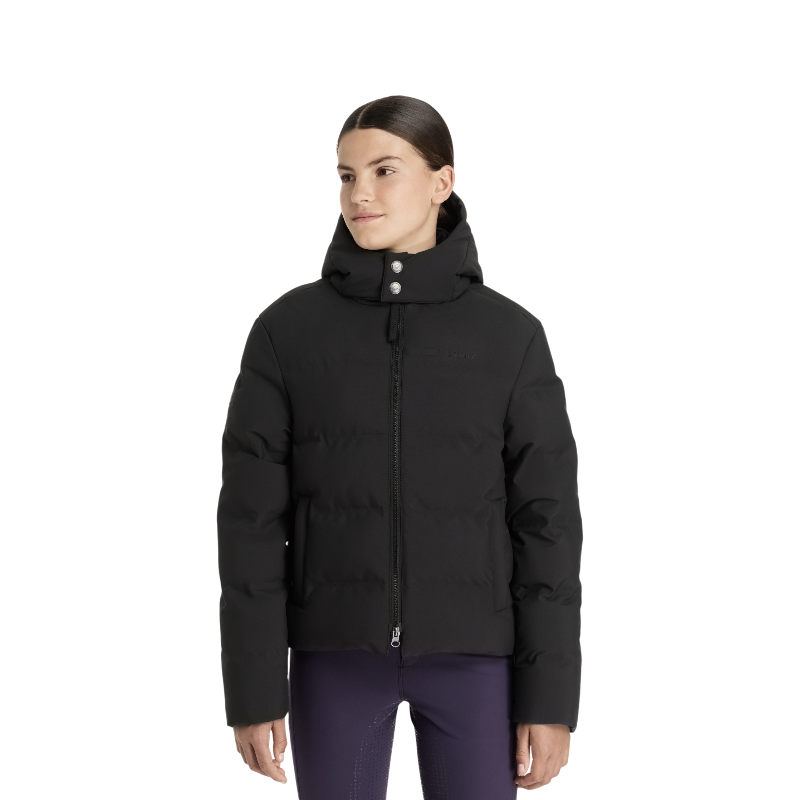 LeMieux - Manteau d’équitation imperméable enfant Young Rider Daisy noir | - Ohlala