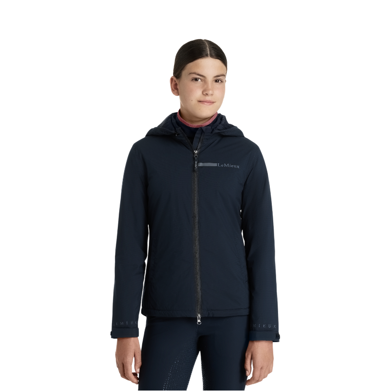 Lemieux - Manteau d’équitation imperméable enfant Young Rider Thea marine | - Ohlala