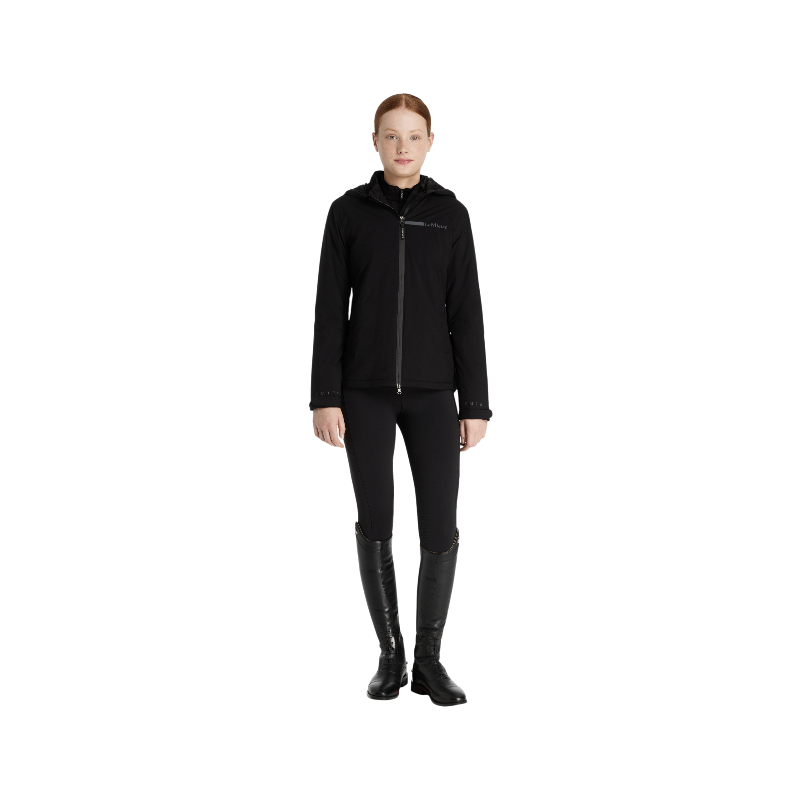 Lemieux - Manteau d’équitation imperméable enfant Young Rider Thea noir | - Ohlala