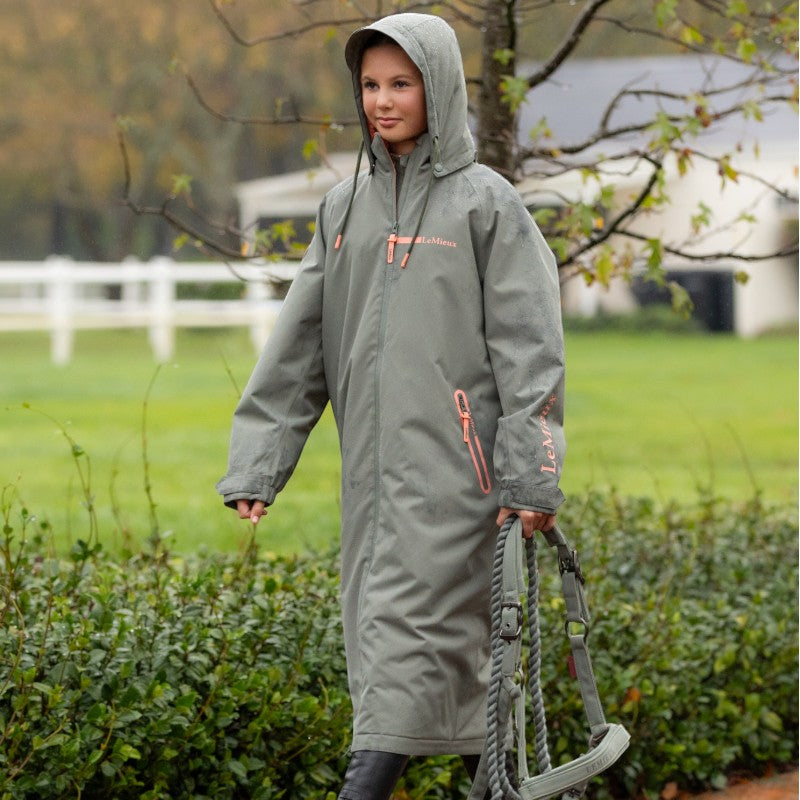 Lemieux - Manteau de pluie enfant HydroShield Junior Young Rider rosemary | - Ohlala