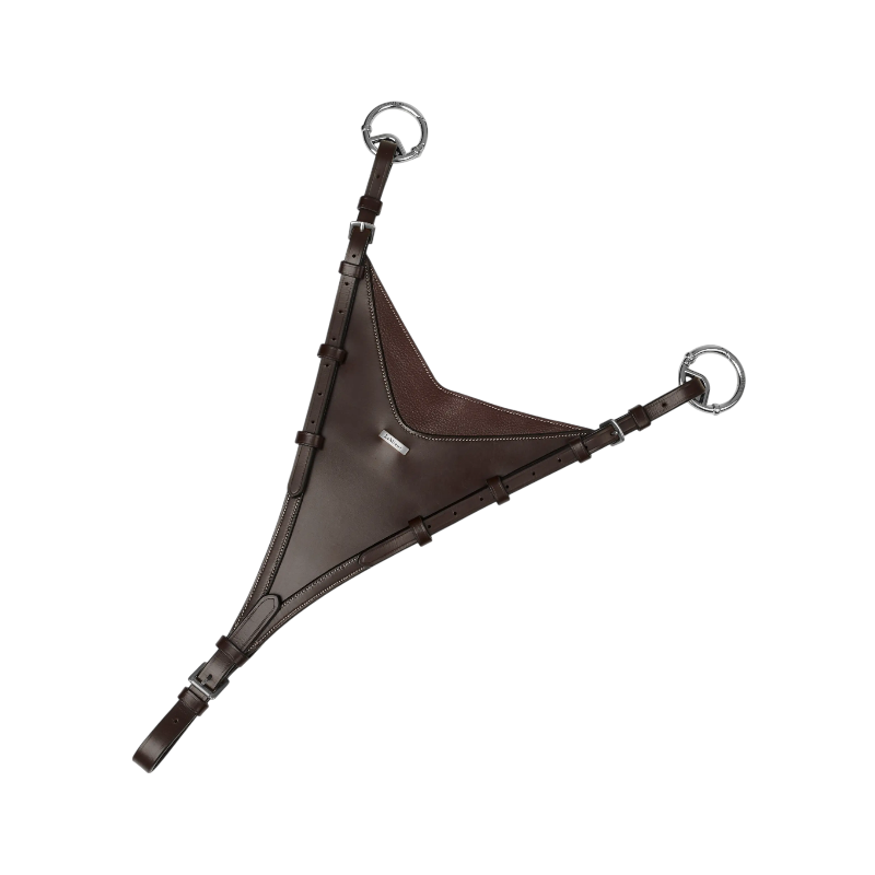 Lemieux - Martingale Bib Kudos marron/ argent | - Ohlala