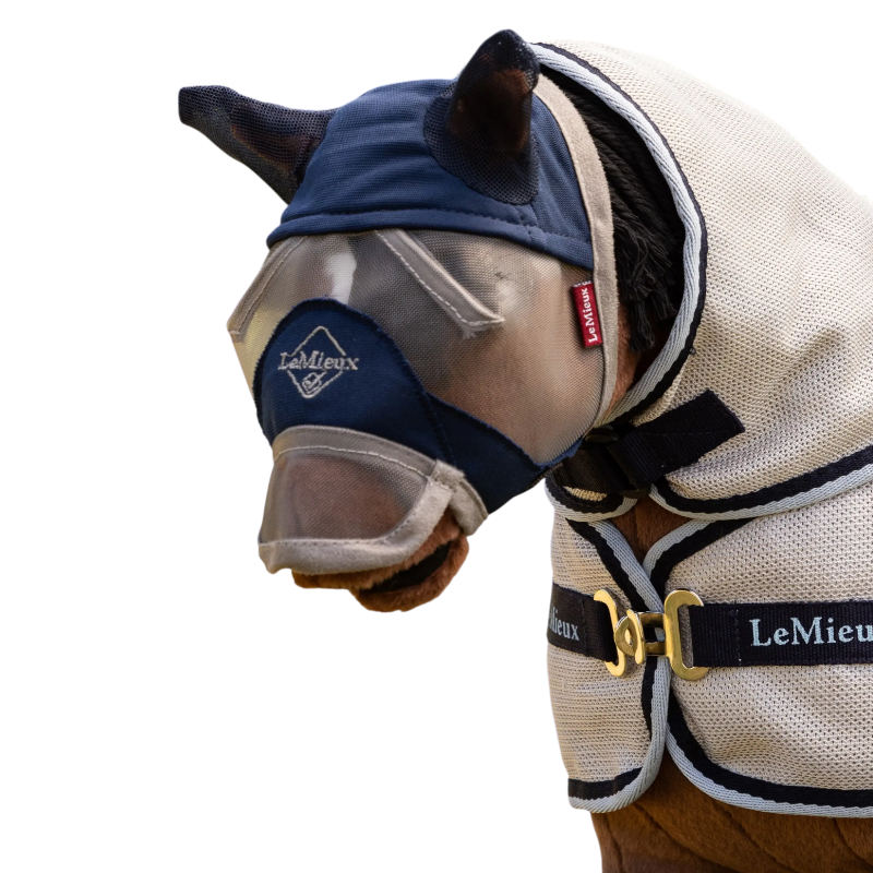 Lemieux - Masque anti-mouches pour Toy Pony marine | - Ohlala