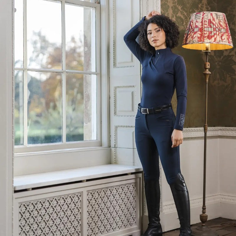 Lemieux - Pantalon d'équitation femme Freya Pro marine | - Ohlala