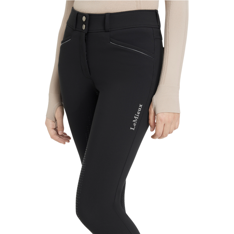 Lemieux - Pantalon d'équitation femme Freya Pro noir | - Ohlala