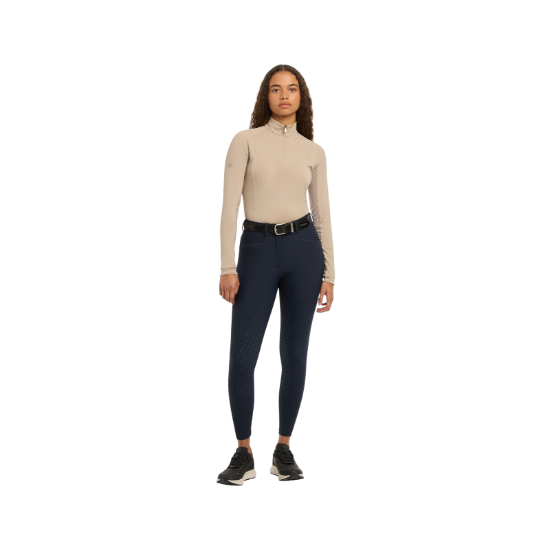 Lemieux - Pantalon d'équitation femme Isabelle Full Grip marine | - Ohlala