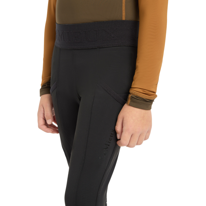 Lemieux - Pantalon d’équitation fille Mini noir | - Ohlala