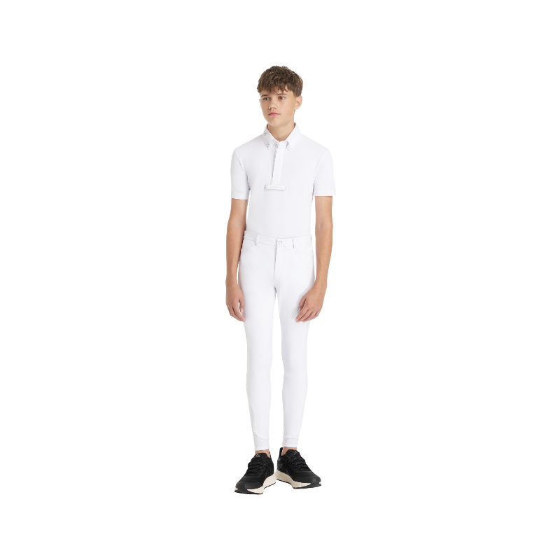 Lemieux - Pantalon d’équitation garçon Young Rider Boys Sport blanc | - Ohlala