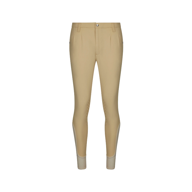 Lemieux - Pantalon d'équitation homme Elite Classic Pleated beige | - Ohlala