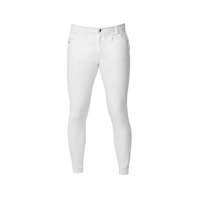 Lemieux - Pantalon d'équitation homme Elite Classic Pleated blanc | - Ohlala