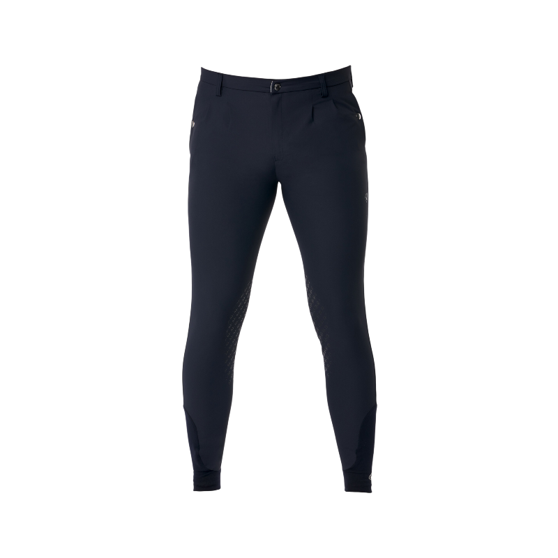 Lemieux - Pantalon d'équitation homme Elite Classic Pleated marine | - Ohlala