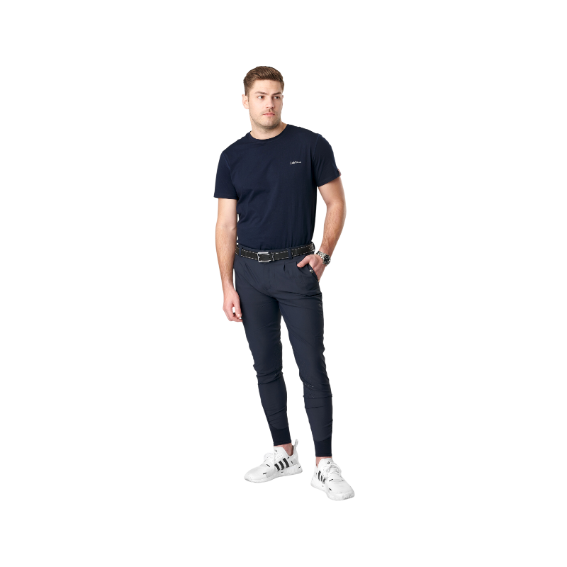 Lemieux - Pantalon d'équitation homme Elite Classic Pleated marine | - Ohlala