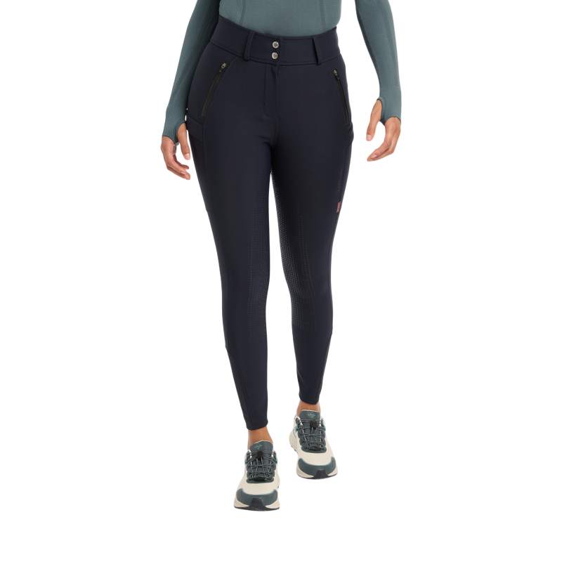 Lemieux - Pantalon d'équitation imperméable femme DryTex Full Grip marine | - Ohlala