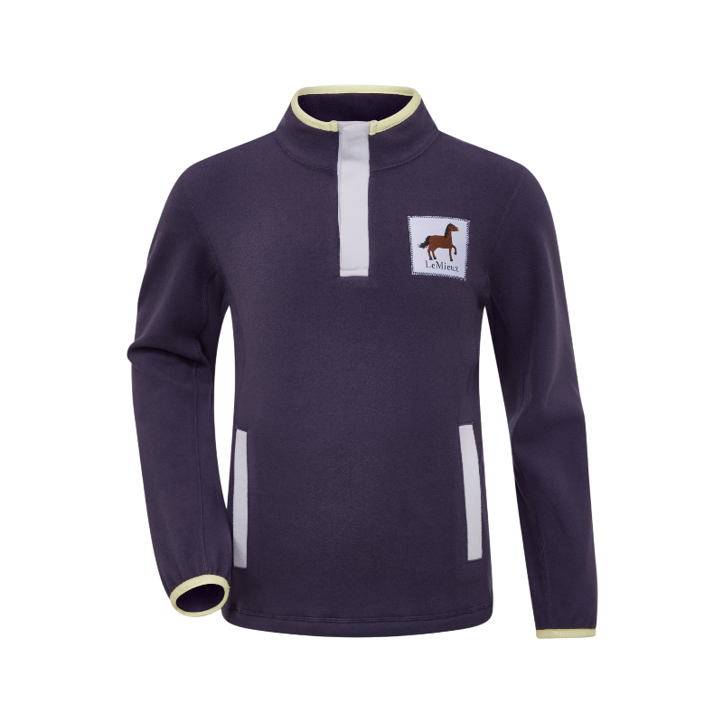 Lemieux - Polaire à boutons-pressions enfant Mini Mae juniper | - Ohlala