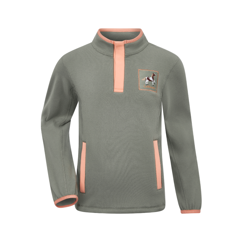 Lemieux - Polaire à boutons-pressions enfant Mini Mae rosemary | - Ohlala