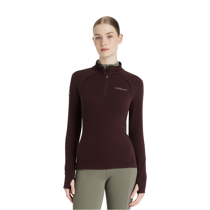 Lemieux - Polaire à col zippé femme Frances damson | - Ohlala