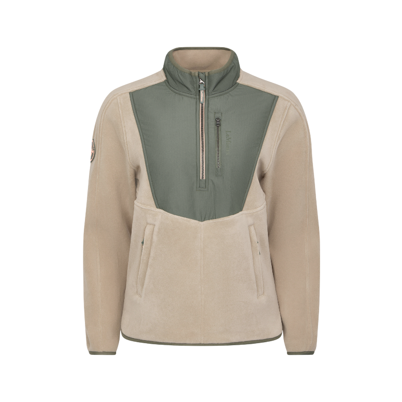 LeMieux - Polaire bi-matière col zippé femme Clara rosemary | - Ohlala