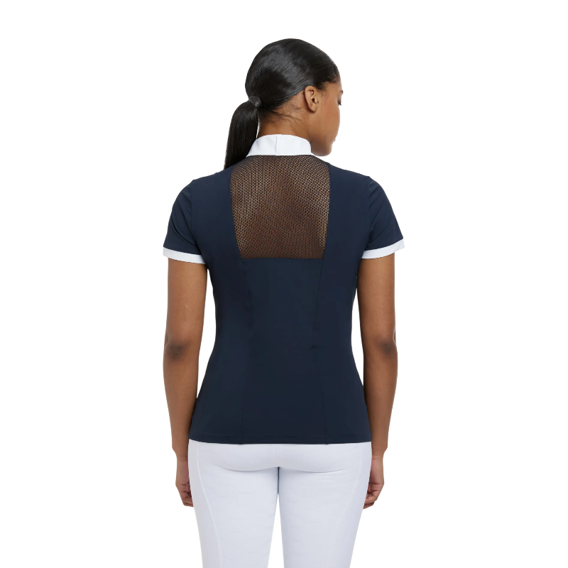 Lemieux - Polo de concours manches courtes femme Camille marine | - Ohlala