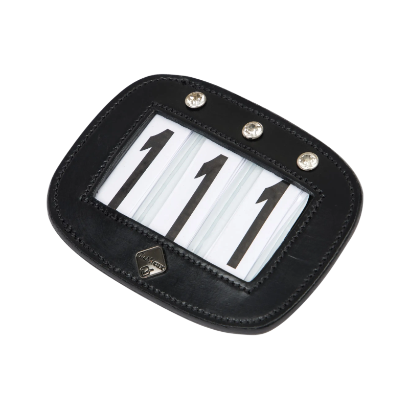 Lemieux - Porte numéro pour selle Diamante noir | - Ohlala