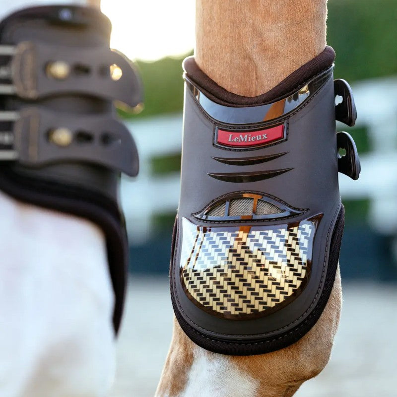 Lemieux - Protège-boulets Exo-Flex marron/ or | - Ohlala