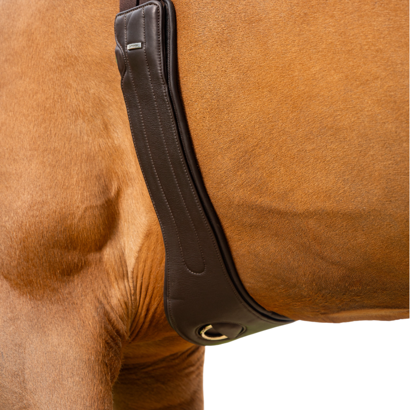 Lemieux - Sangle Hunter avec doublure antidérapante détachable havane | - Ohlala