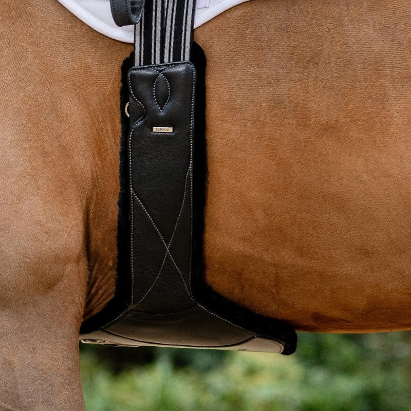 Lemieux - Sangle bavette doublure laine synthétique Arika noir | - Ohlala