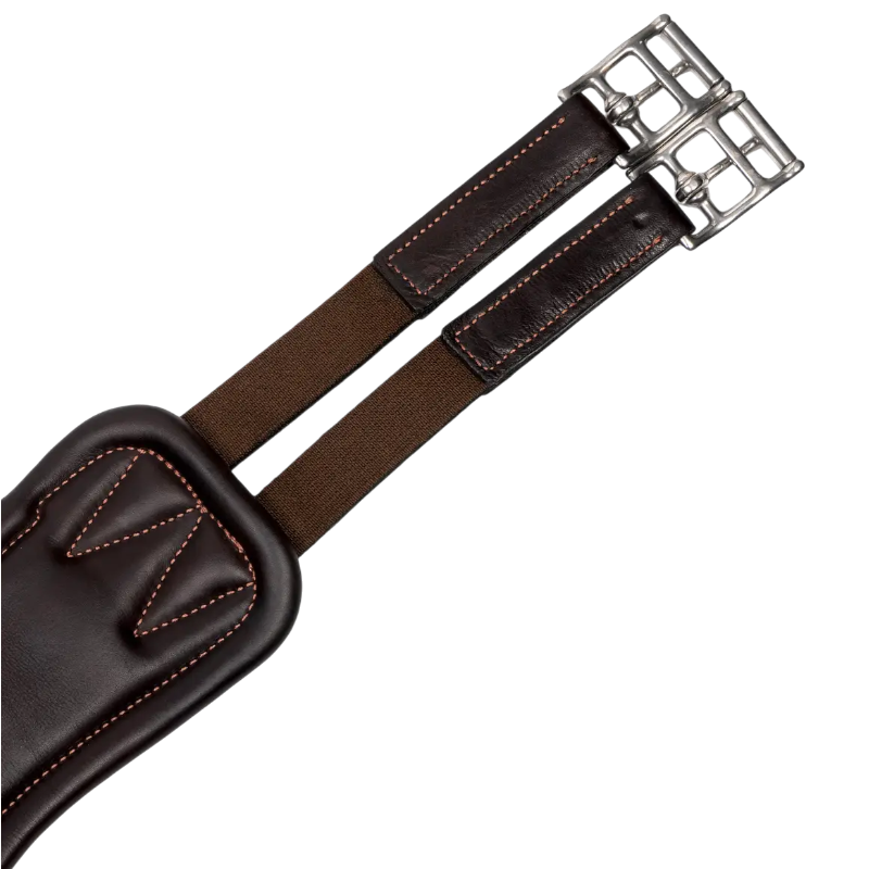 Lemieux - Sangle bavette longue Gel-Tek Anatomic marron | - Ohlala