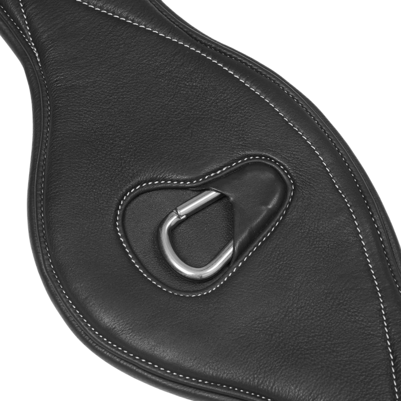 Lemieux - Sangle longue en cuir Arika noir | - Ohlala