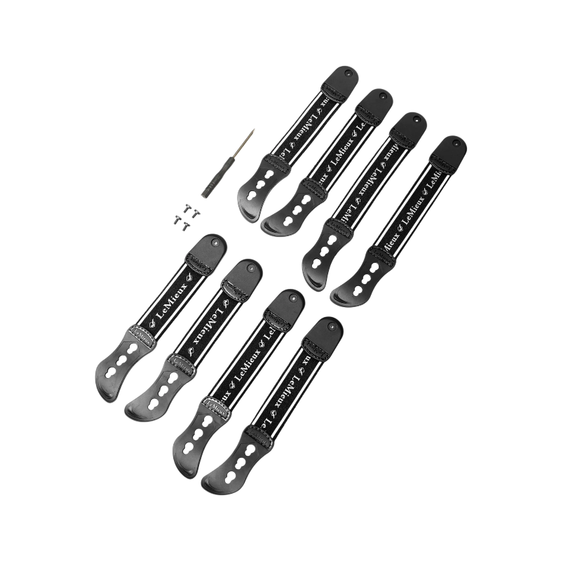 Lemieux - Sangles de rechange pour protège paturons Exo-Flex noir | - Ohlala