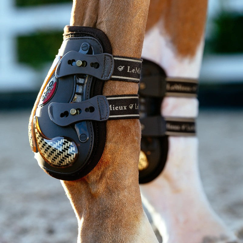 Lemieux - Sangles de rechange pour protège paturons Exo-Flex noir | - Ohlala