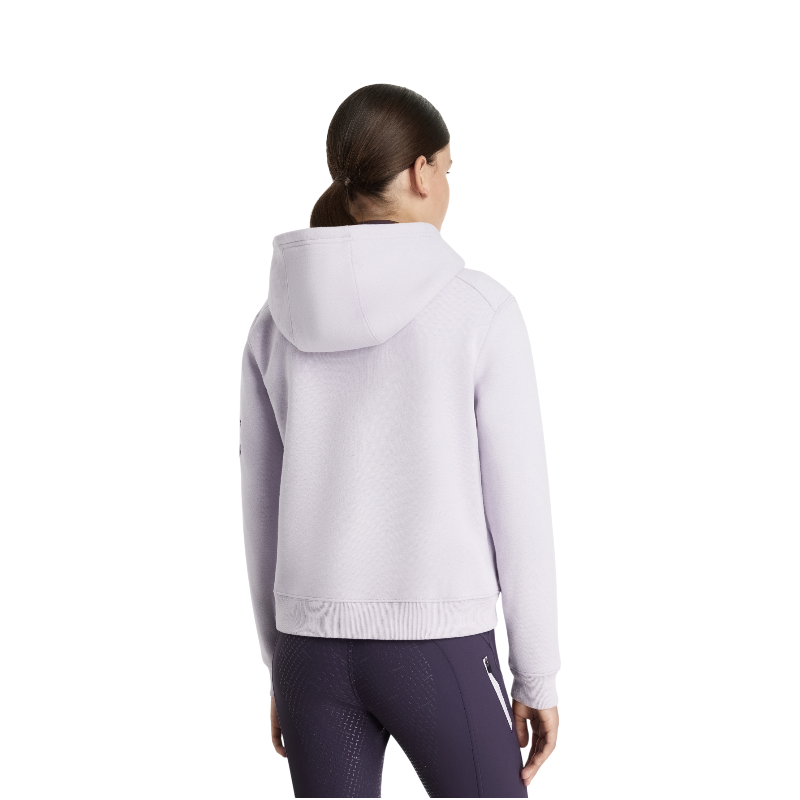 Lemieux - Sweat à capuche demi-zippé enfant Young Rider Hettie lilac | - Ohlala
