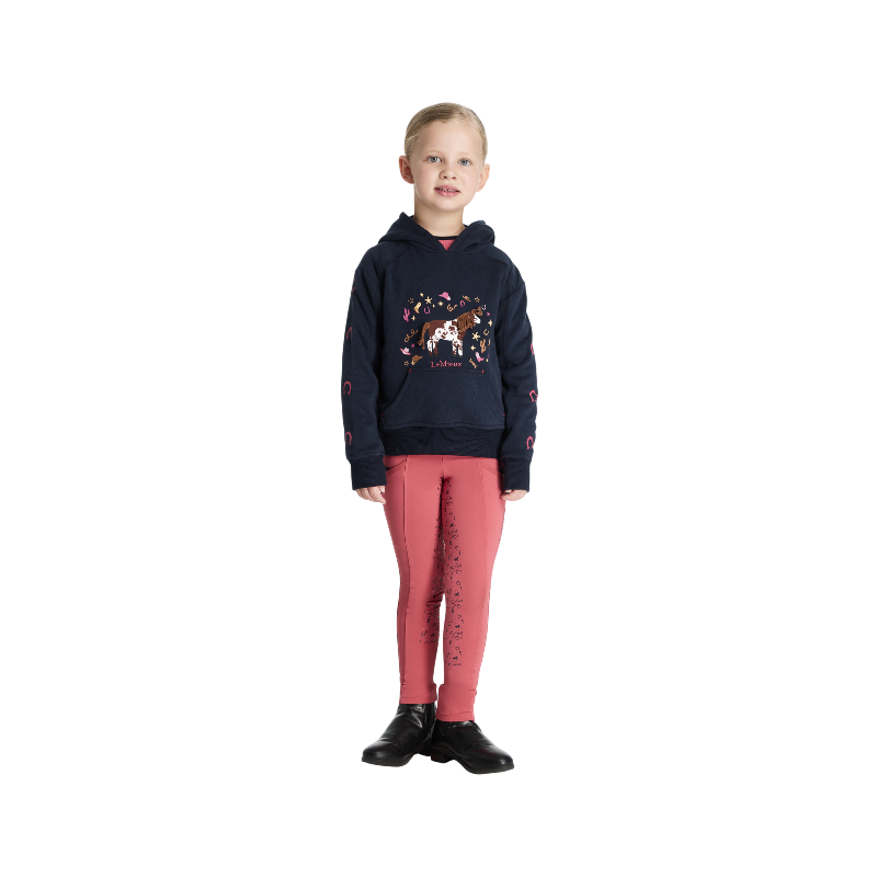 Lemieux - Sweat à capuche enfant Mini Romi marine | - Ohlala