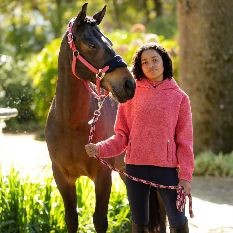 Lemieux - Sweat à capuche enfant Young Rider Avalon cranberry | - Ohlala