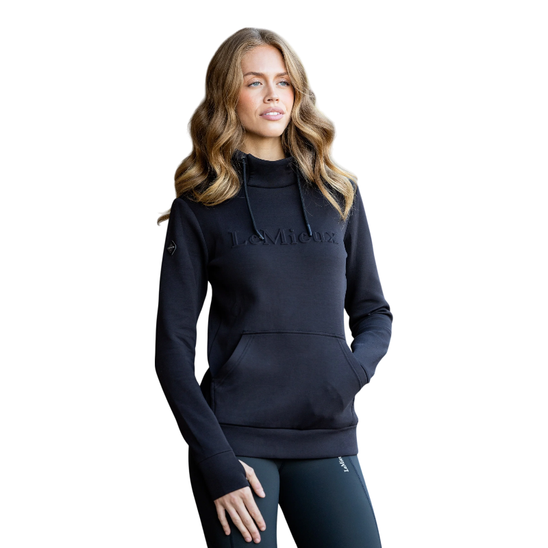 Lemieux - Sweat à capuche femme Classique marine | - Ohlala