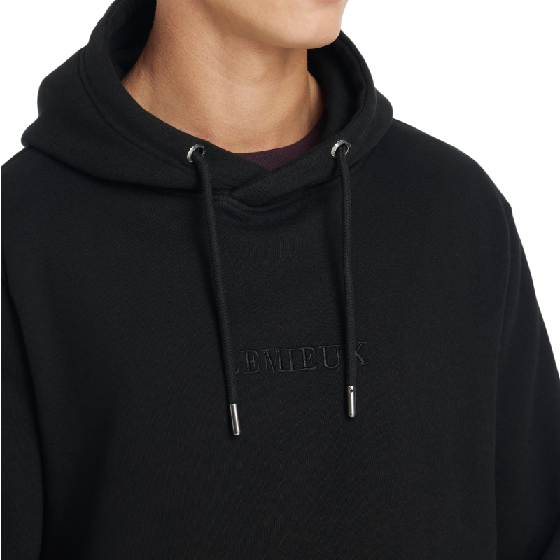 Lemieux - Sweat à capuche homme noir | - Ohlala
