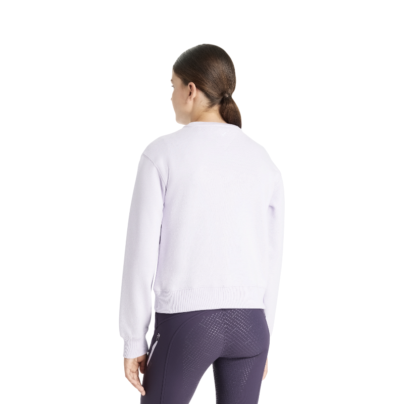 Lemieux - Sweat à col rond enfant Young Rider Carmen lilac | - Ohlala