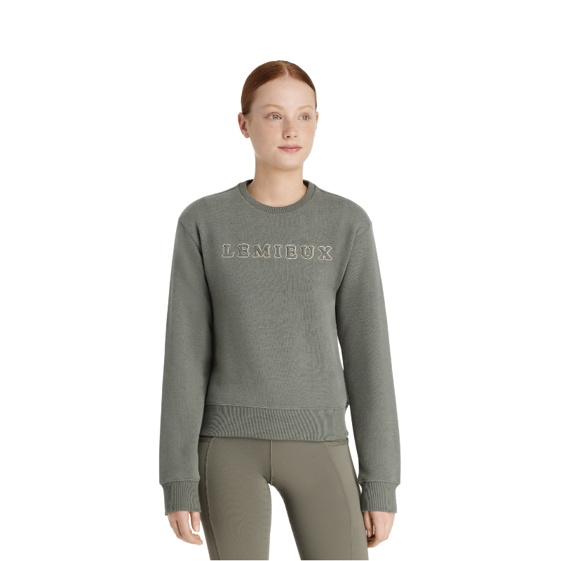 Lemieux - Sweat à col rond enfant Young Rider Carmen rosemary | - Ohlala