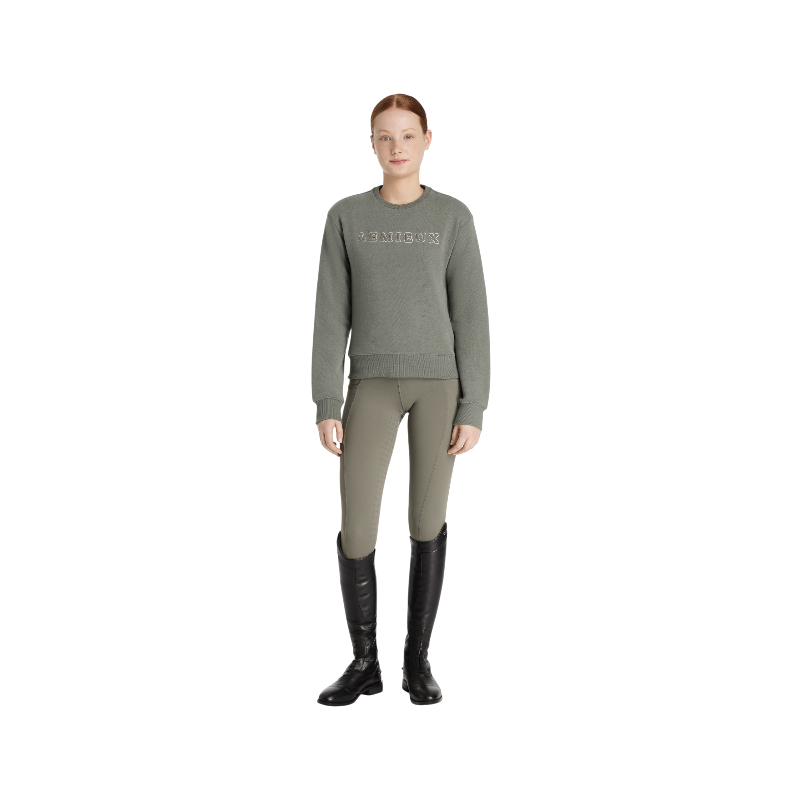 Lemieux - Sweat à col rond enfant Young Rider Carmen rosemary | - Ohlala
