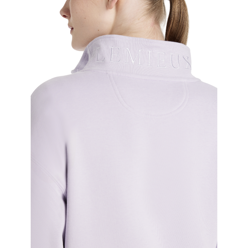 LeMieux - Sweat col zippé femme Keira lilac | - Ohlala