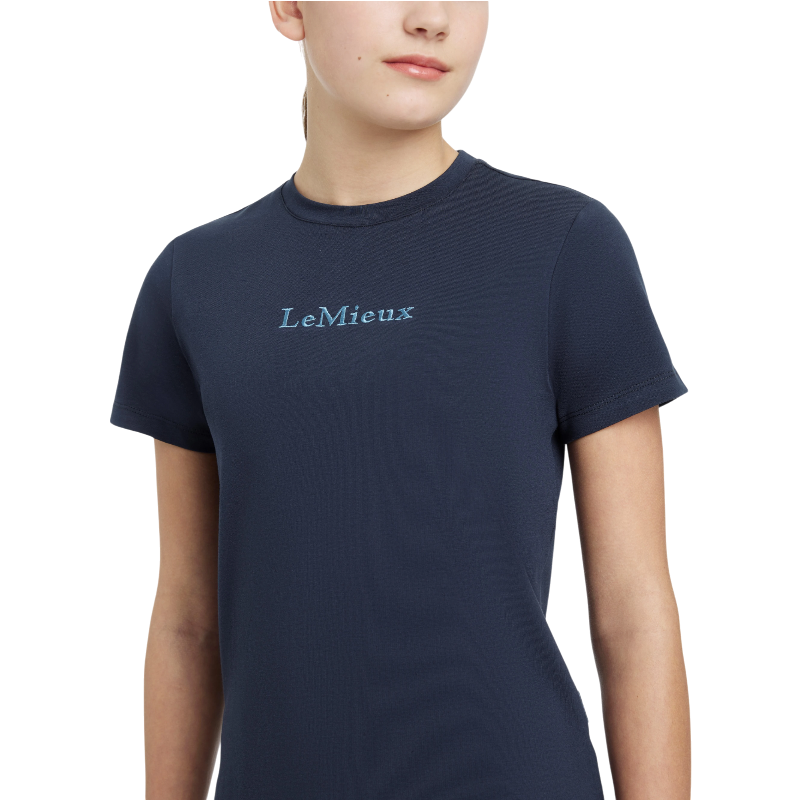 Lemieux - T-shirt enfant Classique Junior Young Rider marine | - Ohlala
