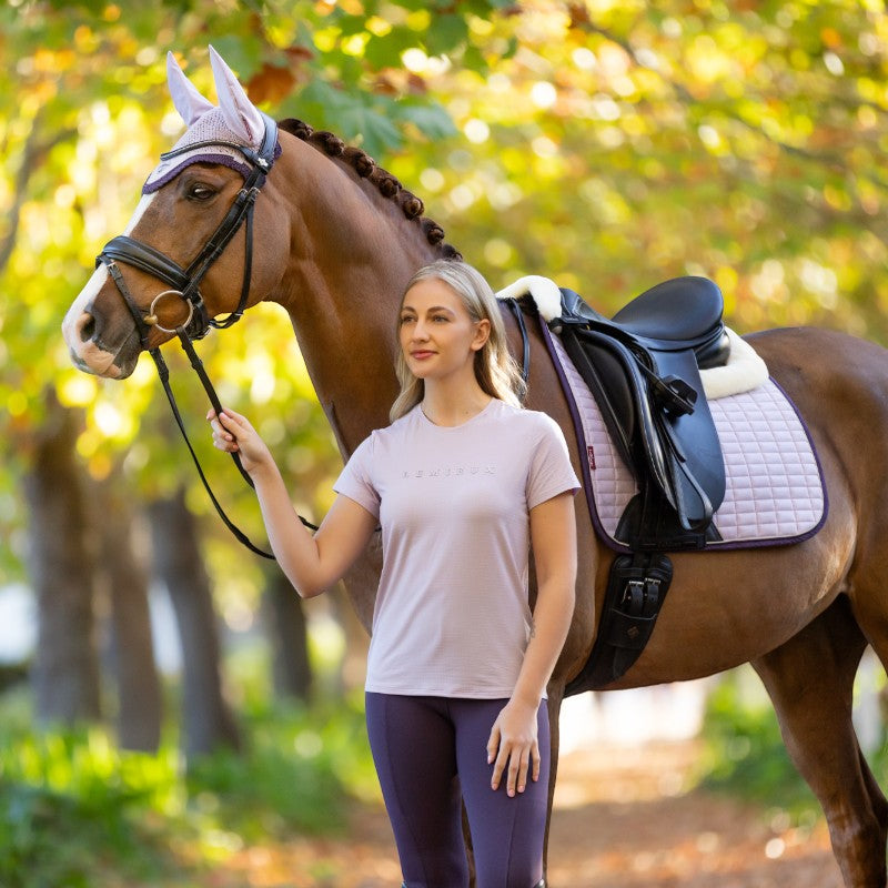 Lemieux - T-shirt manches courtes femme Sport lilac | - Ohlala