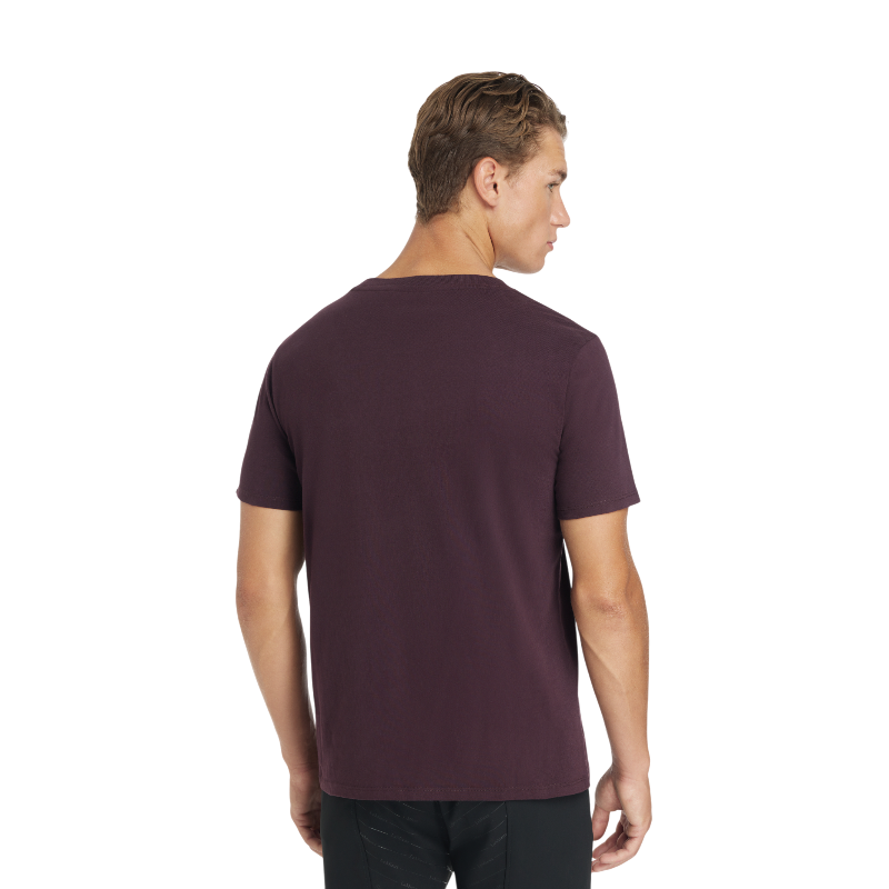 Lemieux - T-shirt manches courtes homme damson | - Ohlala