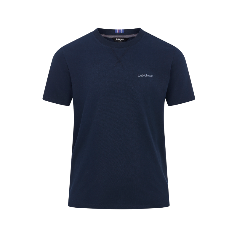 Lemieux - T-shirt manches courtes homme marine | - Ohlala