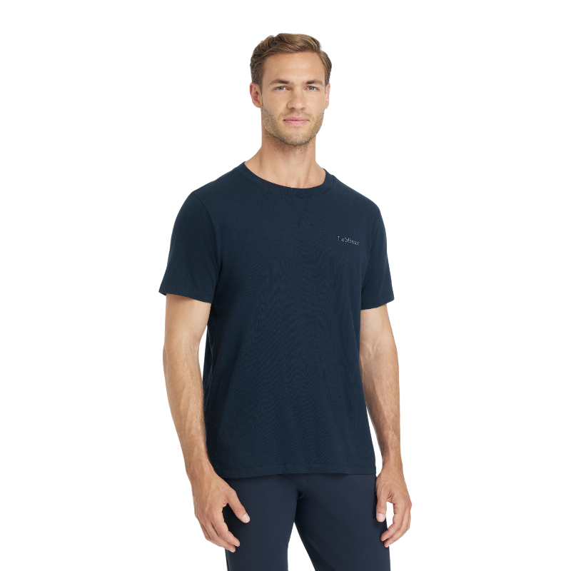 Lemieux - T-shirt manches courtes homme marine | - Ohlala
