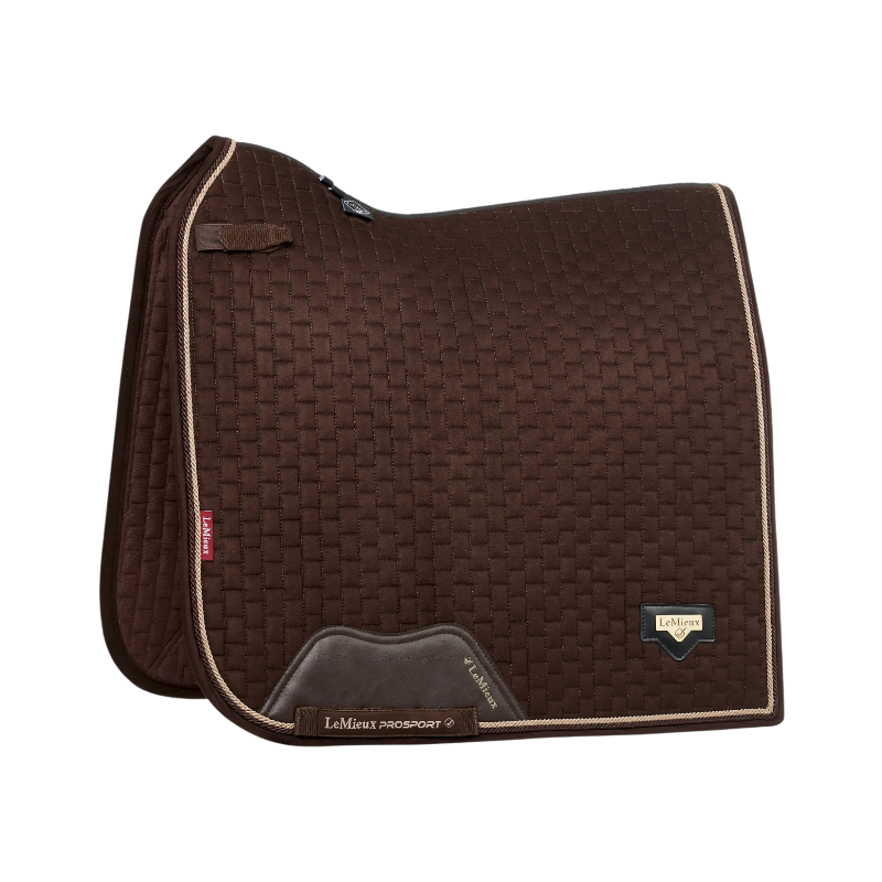 Lemieux - Tapis de dressage Puissance Suede Square marron | - Ohlala