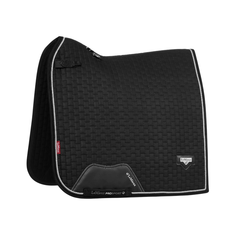 Lemieux - Tapis de dressage Puissance Suede Square noir | - Ohlala