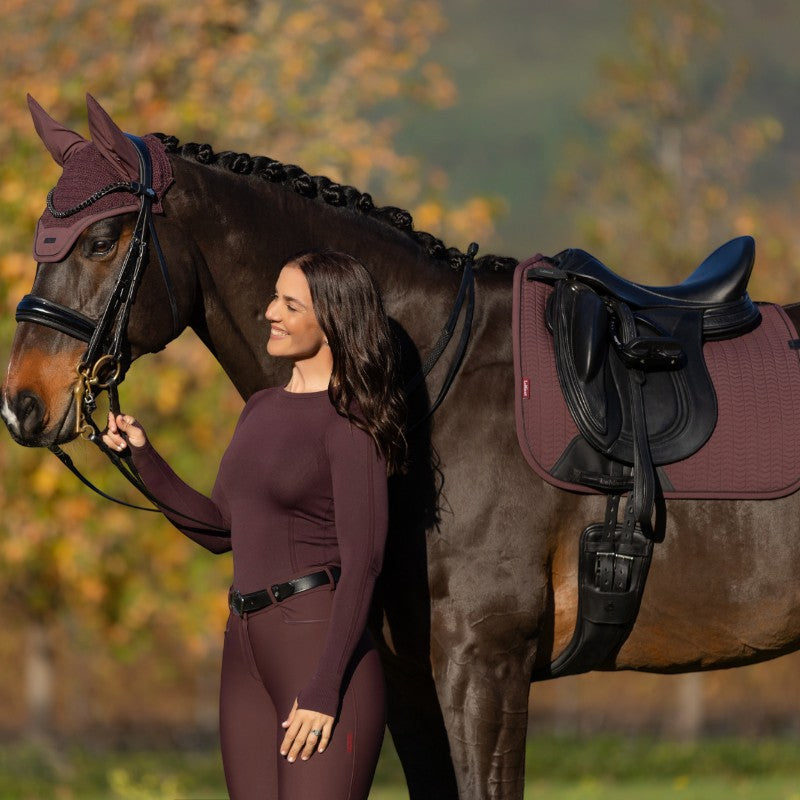 Lemieux - Tapis de dressage Square Essence damson | - Ohlala